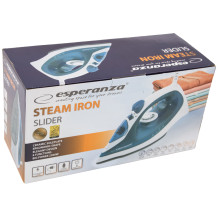 Esperanza EHI002 iron Steam iron Ceramic soleplate Blue,White 2200 W Esperanza EHI002 iron Steam iron Ceramic soleplate Blue,White 2200 W