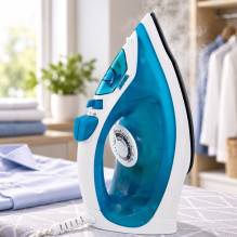 Esperanza EHI002 lygintuvas Garinis lygintuvas Keraminis padas Mėlyna, balta 2200 W Esperanza EHI002 lygintuvas Garinis lygintuvas Keraminis padas Mėlyna, balta 2200 W