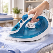 Esperanza EHI002 iron Steam iron Ceramic soleplate Blue,White 2200 W Esperanza EHI002 iron Steam iron Ceramic soleplate Blue,White 2200 W