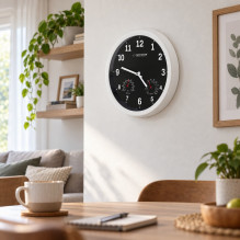 Esperanza EHC016K Mechanical wall clock Round Black Esperanza EHC016K Mechanical wall clock Round Black