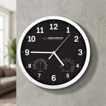 Esperanza EHC016K Mechanical wall clock Round Black Esperanza EHC016K Mechanical wall clock Round Black