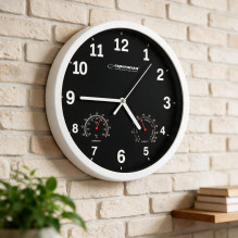 Esperanza EHC016K Mechanical wall clock Round Black Esperanza EHC016K Mechanical wall clock Round Black