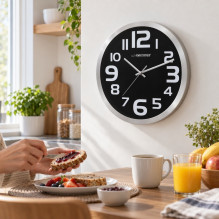 Esperanza EHC013K Wall Clock - Zurich - Black Quartz clock Oval Black, White Esperanza EHC013K Wall Clock - Zurich - Black Quartz clock Oval Black, White