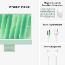 Apple iMac 24" 4.5K Retina M4 16GB 256SSD EN Green MWUY3ZE / A Apple iMac 24" 4.5K Retina M4 16GB 256SSD EN Green MWUY3ZE / A