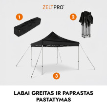 Shopping Tent 2x2 White Zeltpro PROFRAME Shopping Tent 2x2 White Zeltpro PROFRAME