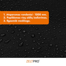 Shopping Tent 2x2 Green Zeltpro EKOSTRONG