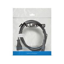 LANBERG Netzkabel CEE 7 / 16- IEC 320 C7 EURO ( RADIO ) 1,8m sw LANBERG Netzkabel CEE 7 / 16- IEC 320 C7 EURO ( RADIO ) 1,8m sw