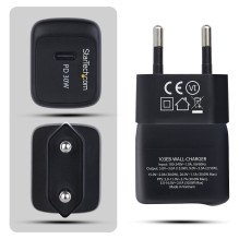 30W USB-C Wall Charger Portable GaN Charger with USB Power Delivery Fast Charging GaN 5V / 9V / 15 / 20V PD USB-C Charge