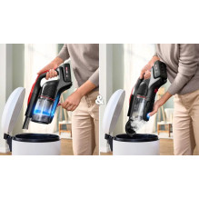 Bosch BCS1041PET stick vacuum / electric broom Battery Dry HEPA Bagless 0.4 L 23.5 W Black, Red 4 Ah