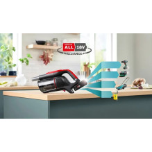 Bosch BCS1041PET lazdinis dulkių siurblys / elektrinė šluota Baterijos sausas HEPA be maišelio 0,4 l 23,5 W Juoda, raudo