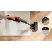 Bosch BCS1041PET stick vacuum / electric broom Battery Dry HEPA Bagless 0.4 L 23.5 W Black, Red 4 Ah