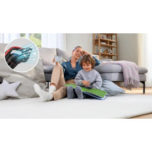 Bosch BCS1041PET stick vacuum / electric broom Battery Dry HEPA Bagless 0.4 L 23.5 W Black, Red 4 Ah