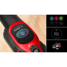 Bosch BCS1041PET stick vacuum / electric broom Battery Dry HEPA Bagless 0.4 L 23.5 W Black, Red 4 Ah
