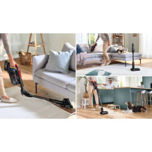Bosch BCS1041PET stick vacuum / electric broom Battery Dry HEPA Bagless 0.4 L 23.5 W Black, Red 4 Ah