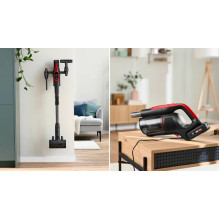 Bosch BCS1041PET lazdinis dulkių siurblys / elektrinė šluota Baterijos sausas HEPA be maišelio 0,4 l 23,5 W Juoda, raudo