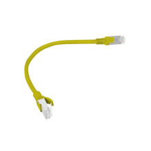 Lanberg PCU6-10CC-0025-Y networking cable Yellow 0.25 m Cat6 U / UTP (UTP)