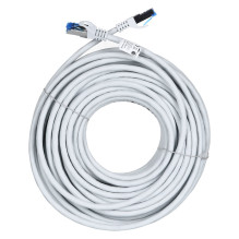 Lanberg Patchcord S / FTP Cat.6a 20m pilkas LSZH Lanberg Patchcord S / FTP Cat.6a 20m pilkas LSZH