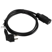 Lanberg CA-C19C-10CC-0018-BK power cable Black 1.8 m CEE7 / 7 C19 coupler