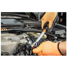 Neo Tools 1 / 4" bi-directional torque wrench, 5-25NM, set of 21 pcs. Neo Tools 1 / 4" bi-directional torque wrench, 5-25NM, set of 21 pcs.