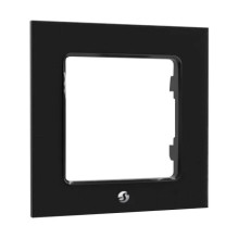 Frame - Shelly Switch Frame Single 80x80mm Black