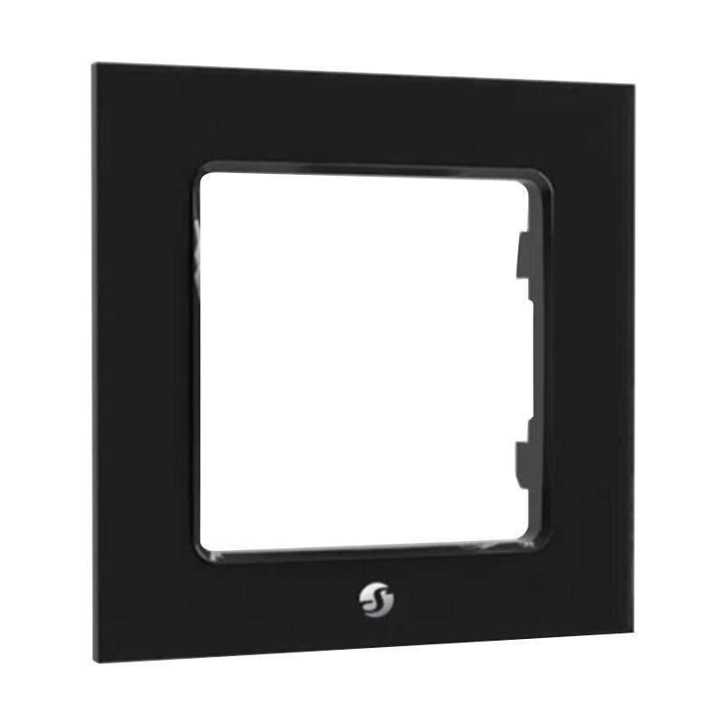 Frame - Shelly Switch Frame Single 80x80mm Black