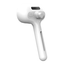 Pet Grooming Tool - Rojeco Cat Steam Brush (140° curved steel teeth, steam, white)