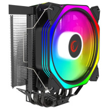 Procesoriaus Aušintuvas - RAMPAGE Octagon C50 120 mm PWM LED 155 mm Juodas Procesoriaus Aušintuvas - RAMPAGE Octagon C50 120 mm PWM LED 155 mm Juodas
