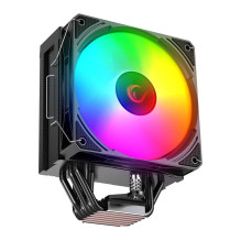 Procesoriaus Aušintuvas - RAMPAGE Octagon C70, 120 mm, 1 800 RPM, 63 CFM, LED, Skaitmeninis Ekranas, Juodas