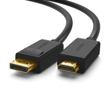 "DisplayPort" Laidas - UGREEN 10203 "DisplayPort" Į HDMI Laidas 3 m Juodas "DisplayPort" Laidas - UGREEN 10203 "DisplayPort" Į HDMI Laidas 3 m Juodas