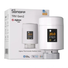 Termostatinis Radiatoriaus Vožtuvas - SONOFF TRV-ZBT Gen 2 M30 × 1,5 mm 5-30 °C Baltas