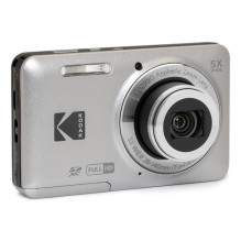 Skaitmeninis Fotoaparatas - Kodak PIXPRO FZ55 16 MP 5x Optinis Priartinimas Full HD 2,7 Colio Sidabrinis