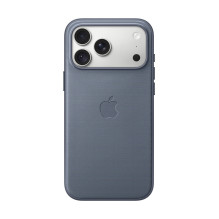 Telefono dėklas - Apple iPhone 18 Pro Max TechWoven dėklas Su MagSafe, Mėlynas chambray‑audinys