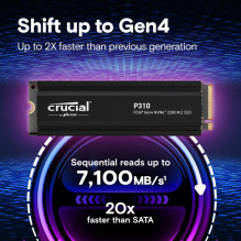 NVMe SSD - Crucial P310 1TB M.2 2230 SSD
