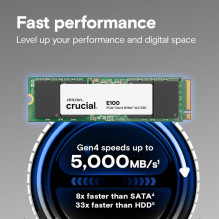NVMe SSD - Crucial E100 2TB M.2 SSD
