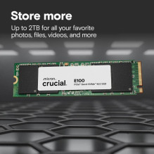 NVMe SSD - Crucial E100 2TB M.2 SSD