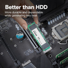 NVMe SSD - Crucial E100 2TB M.2 SSD