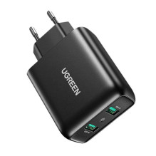 Sieninis Įkroviklis - UGREEN CD161 2× USB-A 36 W QC3.0 Juodas Sieninis Įkroviklis - UGREEN CD161 2× USB-A 36 W QC3.0 Juodas