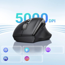 Belaidė pelė - UGREEN 5000 DPI, Juoda Belaidė pelė - UGREEN 5000 DPI, Juoda