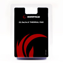 Thermal Pad - RAMPAGE TERMOPAD XTP-001 0.2 mm 38 × 38 mm 22.5 W / m·K from -40 °C to 125 °C