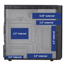 Computer case - Akyga AK17BK Black Computer case - Akyga AK17BK Black