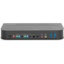 DIGITUS KVM-Switch, 2-Port, HDMI 4K, Metallgehäuse DIGITUS KVM-Switch, 2-Port, HDMI 4K, Metallgehäuse