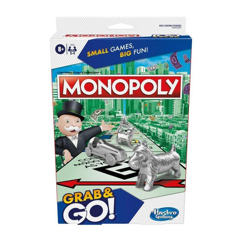 Stalo žaidimas KELIONINIS MONOPOLY F8256BAL
