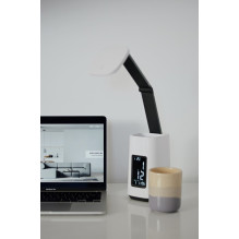 Stalo Lempa - Activejet AJE-TECHNIC LED Su Ekranu, USB Prievadu, Balta
