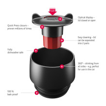 Emsa 515618 Travel Mug Standard-Design Grande, Thermobecher / Isolierbecher, Emsa 515618 Travel Mug Standard-Design Grande, Thermobecher / Isolierbecher,