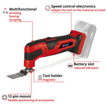 Einhell TC-MG 18 Li Akku-Multifunktionswerkzeug