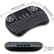 „Riff“ universali mini belaidė klaviatūra su foniniu apšvietimu televizoriui / telefonui / kompiuteriui