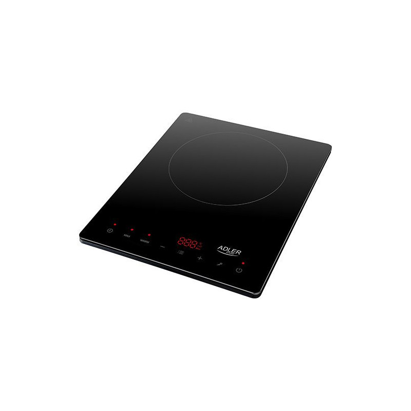 Adler Adler Hob AD 6513 Number of burners / cooking zones 1 Induction LCD Display Black 5902934838856