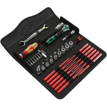 Wera WERA Kraftform Kompakt W1 Priežiūros rinkinys 35 dalys Wera WERA Kraftform Kompakt W1 Priežiūros rinkinys 35 dalys