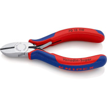 Knipex KNIPEX šoninių pjoviklių 70 15 110 pjovimo replės (raudonos / mėlynos, ilgis 110mm ) Knipex KNIPEX šoninių pjoviklių 70 15 110 pjovimo replės (raudonos / mėlynos, ilgis 110mm )