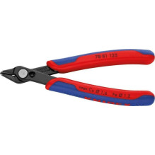 Knipex KNIPEX Knips 78 81 125 electronics pliers (red / blue with opening spring and opening limitation) Knipex KNIPEX Knips 78 81 125 electronics pliers (red / blue with opening spring and opening limitation)